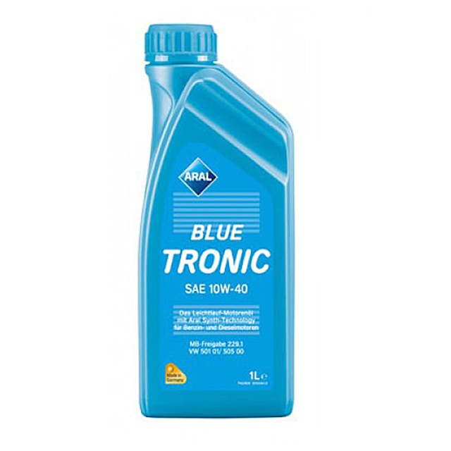 Каталог Aral Blue Tronic 10W-40 1л Полусинтетическое моторное масло